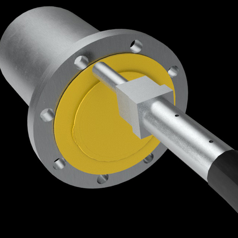 尼龍款法蘭密封面噴砂防護(hù)